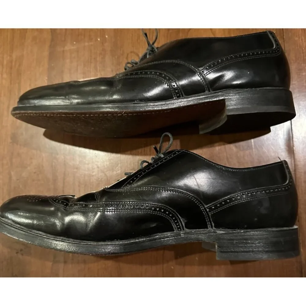 Vintage Stafford’s Brogue Oxford Shoes 10 D USA Made Comfort Plus